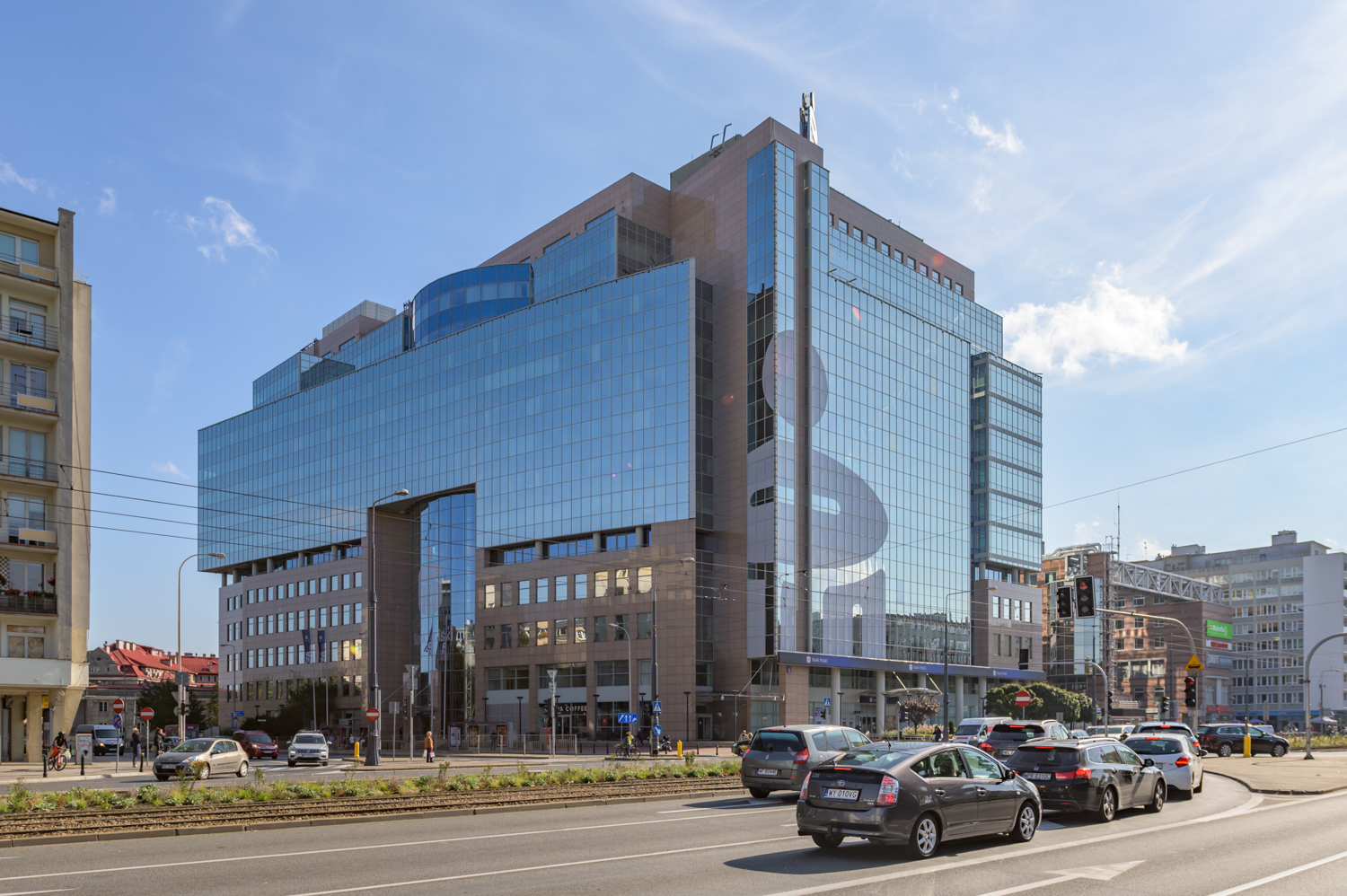 Zdjęcie architektury budynku Centrum Finansowe Puławska